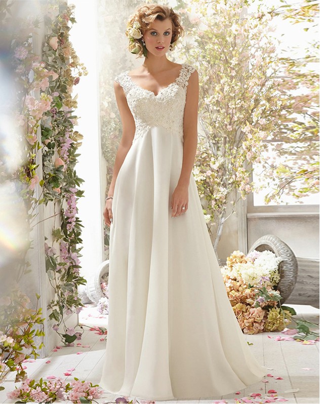 WD4042 slim wedding dress